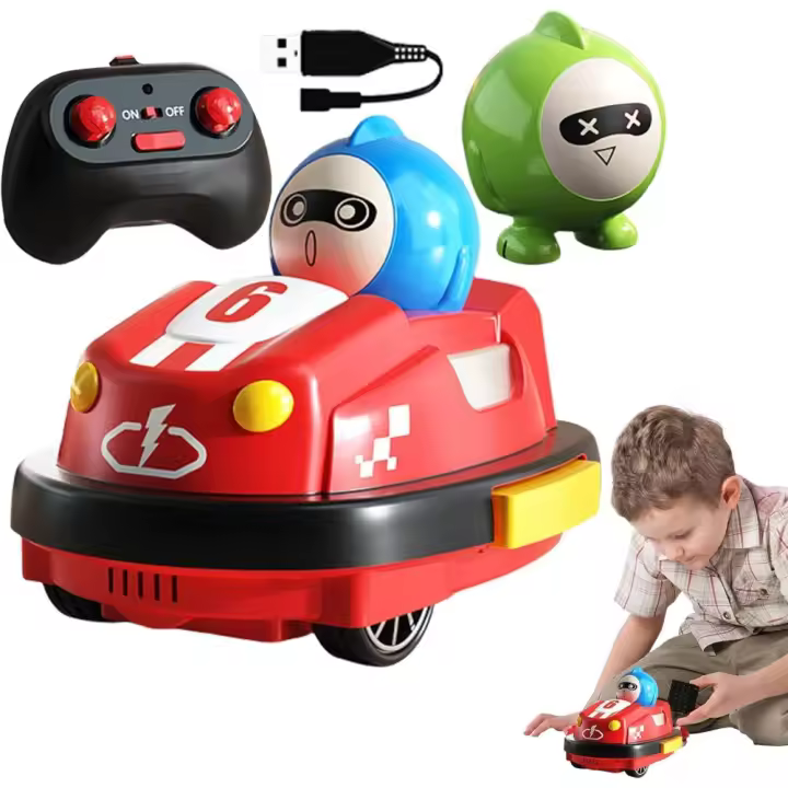 Juego de coches de carreras para niños pequeños, juguetes de control remoto, batería con juguetes - 1