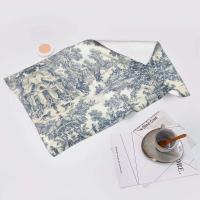 Toile De Jouy Toalla Algodón Francés Azul Marino Baño Ducha Deportes Yoga Toallas - details 95