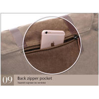 Bolso bandolera para ordenador portátil de 16 pulgadas para hombre, lona, ​​uso diario - details 7