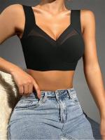 Ropa interior de 2 uds., sujetador sin costuras para mujer, Tops sexis de talla grande, ropa interior pequeña y cómoda sin anillo de acero - details 3