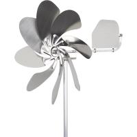 Molino de viento de acero inoxidable extraíble, resistencia a la corrosión, giratorio impermeable, molinillos de jardín, estaca estable 360 ° Giratorio - details 4