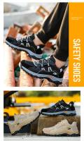 Zapatos de seguridad a prueba de perforaciones para hombre, zapatillas de trabajo de verano, zapatos de seguridad ligeros con punta de acero - details 4