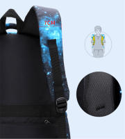 Mochilas escolares para niños de primaria, juego de 3 mochilas de nailon para adolescentes, lonchera y estuche para lápices - details 5