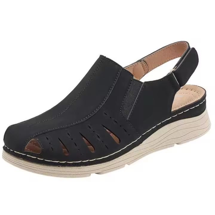 Sandalias de Punta cerrada para mujer, Calzado cómodo y ligero, talla grande - 1