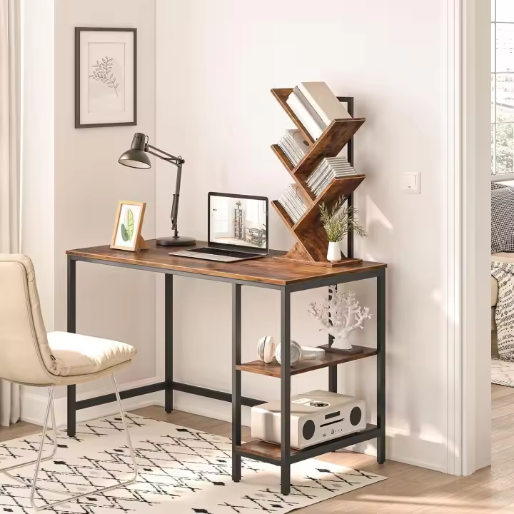 Librería de 9 Niveles Estante de Almacenamiento Resistente y Duradero para CD, Revistas, Libros - 1