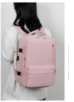 Mochila de gran capacidad para mujer, bolsa de escuela ligera grande, mochila de equipaje multifuncional, bolsa de viaje de viaje corto - details 24