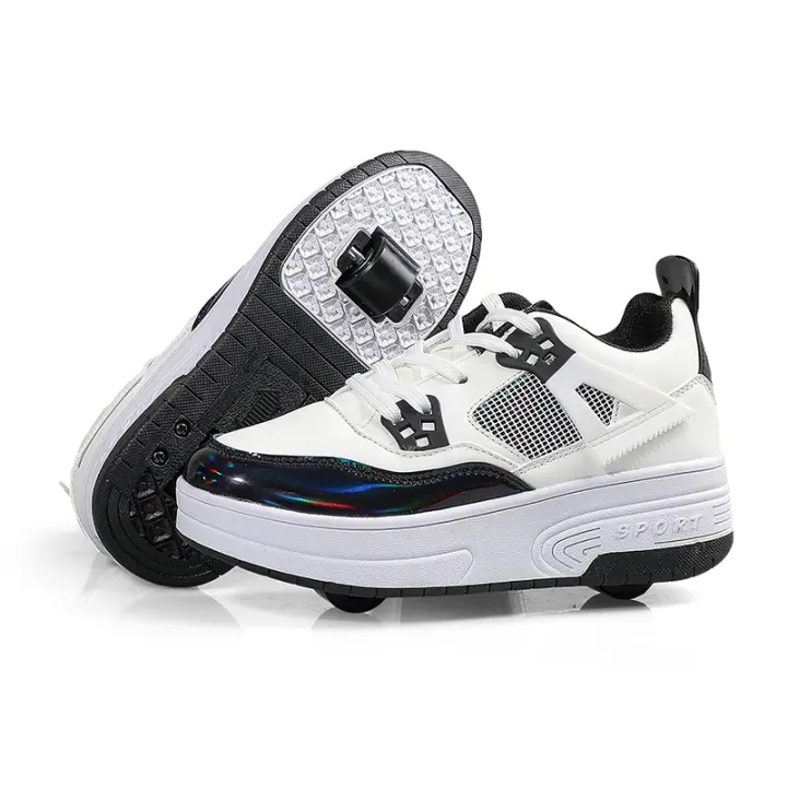 Zapatillas de deporte con ruedas para niños y niñas, zapatos de patinaje, deportes de primera calidad, regalo de Navidad y cumpleaños - 1