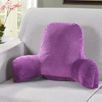 Cojín de respaldo con brazo para descanso de lectura soporte de cintura silla de oficina coche asiento sofá cojín lumbar de terciopelo - details 2