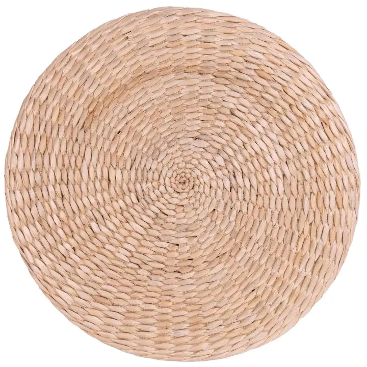 Cojín Tatami redondo de 40cm, almohada hecha a mano, esterilla para asiento de silla de Yoga - 1