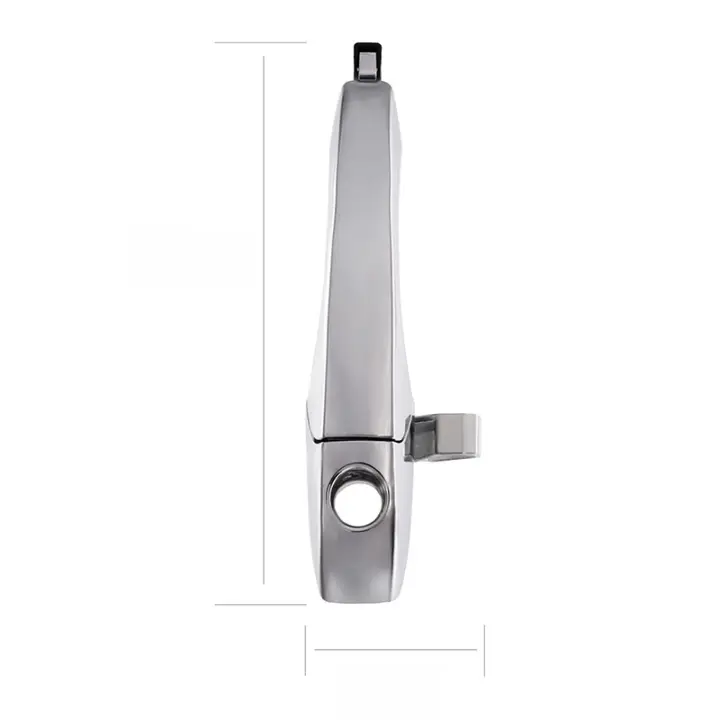 Manija De Puerta Delantera Y Trasera Para Automóvil Electroplata Compatible Con Chrysler 300C 2005-2010 Y Dodge Magnum 2005-2008 ABS Material Tipo De Artículos: Manijas De Puertas - 1