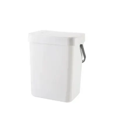 Cubo de basura Simple montado en la pared para interiores, cubo de basura para puerta de oficina, cubo de basura de cocina - 1