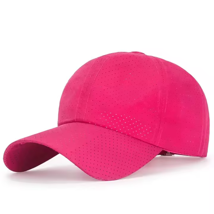 Gorras de Secado Rápido Unisex Gorra de Béisbol con Base de Hueso Color Puro Transpirable - 1