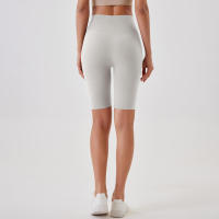 Pantalones cortos de yoga para mujer, leggings deportivos transpirables, cintura alta, para entrenamiento y gimnasio - details 15