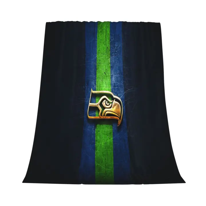 Manta de franela de Seattle Seahawks para decoración de dormitorio y ropa de cama - 1