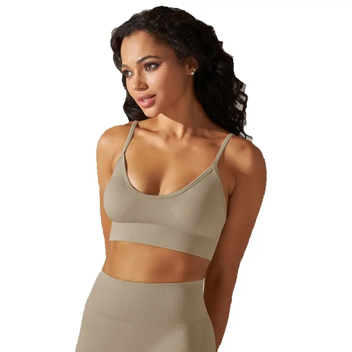 Alo yoga puro color belleza espalda transpirable deporte chaleco correr fitness yoga sujetador top - 1