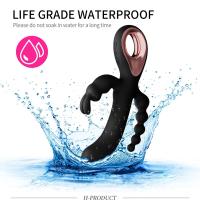 Consolador 3 en 1, vibrador de conejo para mujer, masturbador para orgasmo con punto G, tapón Anal, estimulador de clítoris, masturbación femenina, Juguetes sexuales 18 - details 4