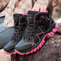 Zapatos de senderismo al aire libre para mujer, botines antideslizantes, zapatillas de escalada de montaña, calzado para acampar y escalar - details 10