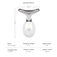 Dispositivo de belleza facial para el cuello, terapia de fotones LED de 3 colores para apretar y reducir la papada, elimina las arrugas, herramientas para el cuidado de la piel - details 6