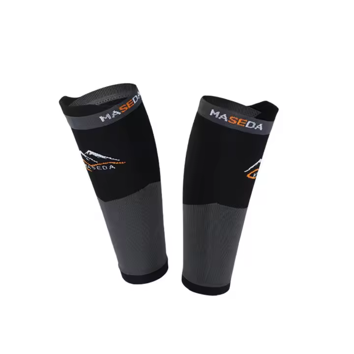 1 par de rodilleras de compresión para piernas, rodillera de nailon de imitación resistente al desgaste, rodillera protectora elástica para menisco, funda para pantorrilla - 1