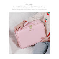 Bolsa de maquillaje LED inteligente con espejo para mujer, estuche de cosméticos de viaje profesional de cuero PU, impermeable, de gran capacidad, nuevo - details 17