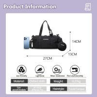 Bandolera Cruzada Mujer 2en1 Nylon Ultraligero y Impermeable Diseño Multifuncional para Uso Diario y Viajes Cortos - details 0