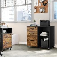 Cajonera Escritorio con Ruedas Cajonera de Oficina 3 Cajones Archivador Móvil de Oficina para Carpetas 80x40x65,5cm Blanco - details 21