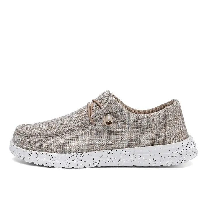 Los zapatos de lona para hombre son ligeros e informales, y los zapatos de tela tienen un pie ancho. - 1