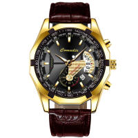 Hombre calendario a prueba de agua brillante reloj no mecánico con esfera grande - details 10