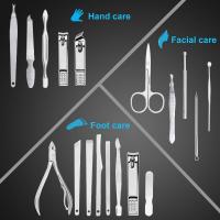 Scttomon Set de Manicura de Acero Inoxidable Kit de Pedicura de 18 Piezas para Cuidado de las Uñas Profesional - details 1