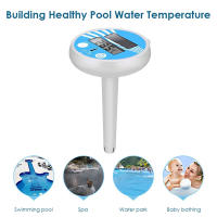 Termómetro Digital flotante para piscina, dispositivo con energía Solar, resistente al agua, con pantalla LCD, para Spa - details 7