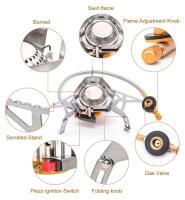 Estufa de Camping de Gas de Alta Potencia Cocina Portátil para Picnic y Barbacoa - details 2