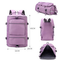 Mochila De Viaje Para Mujer IKE MARTI Gran Capacidad Deportiva Yoga Fin De Semana Con Múltiples Bolsillos Cierre De Cremallera - details 8