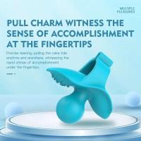 Vibrador de dedo con punto G de embalaje privado, potente estimulador de clítoris de silicona para mujeres - details 2
