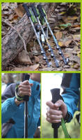Varillas de Carbono para Senderismo 2pcs Mango Recto de EVA Secciones Trípticas Ideal para Escalada y Excursiones al Aire Libre - details 8