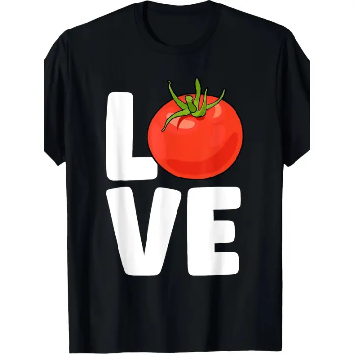 Camiseta con diseño de tomate para hombre y mujer, 100% algodón, ideal para amantes de los tomates. - 1