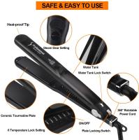 Hierro de Alarce Profesional de Vapor Plano de Pelo Cerámico para Alisar y Estilizar - details 3