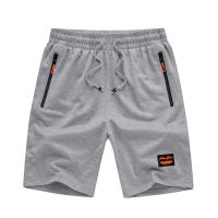 Pantalones cortos de algodón de los hombres casuales verano nueva moda con bolsillos laterales y cremallera pantalones de correr al aire libre - details 8