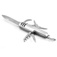 Cuchillo De Mano Multiusos 11 En 1 Con Destornillador Abrazadera De Acero Inoxidable Abrebotellas Sierra Tijeras Herramienta De Emergencia Al Aire Libre - details 6