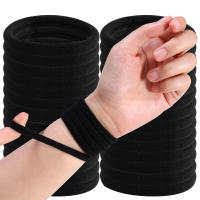 Gomas de Cabelo Elásticas Simples 100pcs Negras Accesorios para Peinados de Cola - details 14