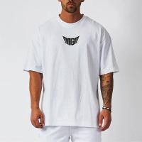 Gym Bodybuilding Fitness Muscle Tops Plus Big Size Shirt Summer Mesh Breathable Quick Dry Loose Short Sleeve Oversized T-shirt - details 17