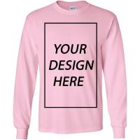 Camiseta de manga larga para adulto Añade tu propio diseño de texto Personalizado - details 9