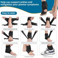 Tobillera de compresión para natación, correr, surf, ejercicio, soporte y protección atléticos, esguinces, tendinitis, 1 ud. - details 7