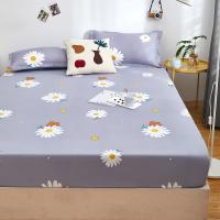 Sábana Ajustable Impermeable Cubierta de Cama Elástica Amigable con la Piel Estilo Floral - details 3