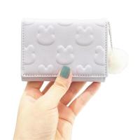 Cartera plegable multicolor para mujer, monedero pequeño, tarjetero, regalo para niñas - details 0