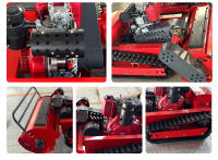 pago anticipado Cortacésped de tornillo montado en la parte delantera Robot cortacésped con control remoto sobre orugas Cortacésped radiocontrolado Cortacésped autopropulsado chat con tienda Más información - details 5
