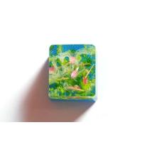Teclado nical de resina hecho a mano, juego de teclas translúcidas personalizadas con escena natural creativa - details 5