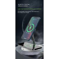 Cargador inalámbrico 3 en 1 para iPhone 14, 13, 12 Pro Max, estación de carga inalámbrica Qi para Apple Watch 7, 6, 5, Airpods Pro 2 - details 0