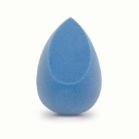 Las gotas de agua no comen puff terciopelo azul huevo ultra fino flocado belleza licuadora esponja super suave - details 9