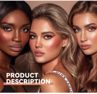 MLSMILE 3 barras de contorno en crema, tonos con resaltador, bronceador y rubor, lápiz de contorno facial de larga duración no graso, fácil de esculpir el rostro y crear un maquillaje de acabado ligero, LIGERO-MEDIO - details 16