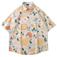 Camisas Casuales de Verano para Hombres Moda Urbana con Estampados de Dibujos Animados Hawaiian - details 5
